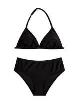 Conjunto de biquíni RoseSeek Girl's Starfish Print, 2 peças, 10Y, preto Conjunto de biquíni RoseSeek Girl's Starfish Print, 2 peças, 10Y, preto