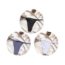 Conjunto De Biquíni Sexy De Cintura Baixa Para Mulheres, Calcinhas T-back M-XL, Lingerie G-String 3
