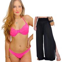 Conjunto De Biquíni Sofisticado + Saída De Praia Kit Diverso