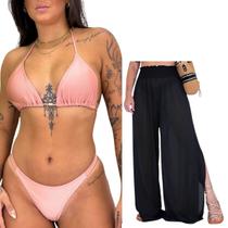 Conjunto De Biquíni Sofisticado + Saída De Praia Kit Diverso