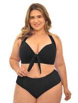 Conjunto de Biquini Sustentação Reforçado Moda Maior Plus Size GG G1 G2 G3 G4 - Dulce seduccíon