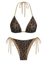 Conjunto de biquíni ZAFUL, maiô feminino com cordão triangular