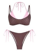 Conjunto de Biquíni ZAFUL Poá com Amarração Lateral e Top Halter M Conjunto de Biquíni ZAFUL Poá com Amarração Lateral e Top Halter M