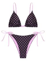 Conjunto de biquíni ZAFUL, triângulo floral, 2 peças, tamanho M Conjunto de biquíni ZAFUL, triângulo floral, 2 peças, tamanho M