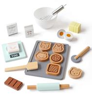 Conjunto de biscoitos e bolos de brinquedo Pair Pear Wooden 28 peças de 3 anos ou mais