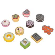 Conjunto de biscoitos infantis de madeira, presente para men