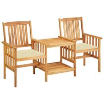 Conjunto de bistrô Patio VidaXL, cadeira de mesa, varanda, madeira de acácia Conjunto de bistrô Patio VidaXL, cadeira de mesa, varanda, madeira de acácia