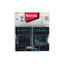 Conjunto de bits brocas soquetes impact black 33 pcs makita