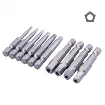 Conjunto De Bits De Chave De Fenda Magnética Hexagonal De 1/4'' 10 Peças Para Furadeira Elétrica Conjunto De Bits De Chave De Fenda Magnética Hexagonal De 1/4'' 10 Peças Para Furadeira Elétrica