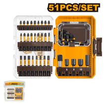 Conjunto de Bits e Soquetes de Impacto com 51 Peças INGCO Conjunto de Bits e Soquetes de Impacto com 51 Peças INGCO