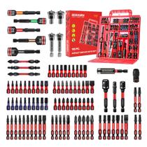 Conjunto de Bits para Chave de Impacto GEINXURN 98pcs Aço S2