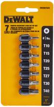 Conjunto de Bits Torx de Segurança DeWalt DW2067SCR - 7 Peças Conjunto de Bits Torx de Segurança DeWalt DW2067SCR - 7 Peças