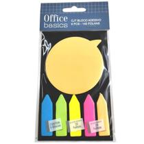 Conjunto de Blocos Adesivos 6 unidades 145 folhas Office Basics Conjunto de Blocos Adesivos 6 unidades 145 folhas Office Basics