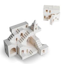 Conjunto de blocos de construção AIYIMUSIDEEN Magic Maze Castle 660 unidades Conjunto de blocos de construção AIYIMUSIDEEN Magic Maze Castle 660 unidades