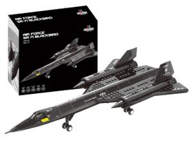 Conjunto de blocos de construção Apostrophe Games SR-71 Blackbird Jet 184 unidades