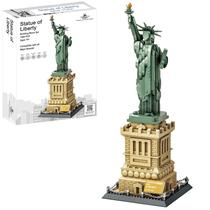 Conjunto de blocos de construção Apostrophe Games Statue of Liberty 1409P Conjunto de blocos de construção Apostrophe Games Statue of Liberty 1409P