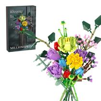 Conjunto de blocos de construção, buquê de flores com 999 peças de Lego compatível Conjunto de blocos de construção, buquê de flores com 999 peças de Lego compatível