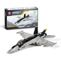 Conjunto de blocos de construção DAHONPA F/A-18E Bumblebee Fighter 700 unidades Conjunto de blocos de construção DAHONPA F/A-18E Bumblebee Fighter 700 unidades