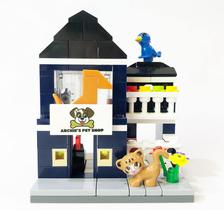 Conjunto de blocos de construção de brinquedos Brick Loot Mini City Gas Fuel Station