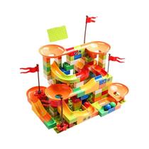 Conjunto De Blocos De Construção De Corrida De Mármore Grande 77-308PCS, Brinquedos DIY Com Conjunto De Blocos De Construção De Corrida De Mármore Grande 77-308PCS, Brinquedos DIY Com