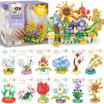 Conjunto de blocos de construção de flores Party Favors, pacote com 36 unidades TOY Life