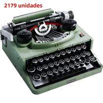 Conjunto De Blocos De Construção De Máquina De Escrever Retrô Adulto, Modelo De Exibição