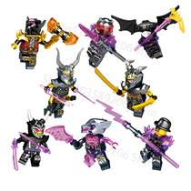 Conjunto De Blocos De Construção De Mini Ação De Desenho Animado Anime 8PCS Piratas Fantasmas Lloyd