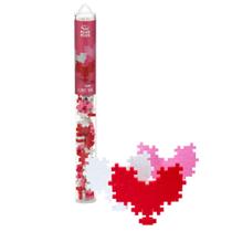 Conjunto de blocos de construção de quebra-cabeça 3D PLUS PLUS I Love You Hearts