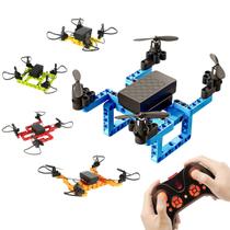 Conjunto de Blocos de Construção DIY com Mini Drones - Brinquedo Educativo para Crianças a partir de 5 Anos