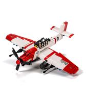 Conjunto de blocos de construção DoVob Military Junkers Bomber 649 peças