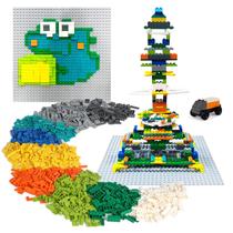 Conjunto de blocos de construção ekuzi Creative compatível com grandes marcas