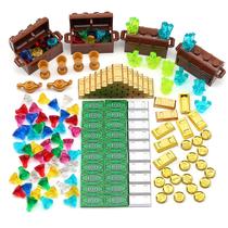 Conjunto de blocos de construção Feleph Treasure Accessories Money