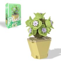 Conjunto de blocos de construção Fox Forest Flower Botanical Succulent 54 unidades