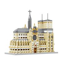 Conjunto de blocos de construção GOTIMON Micro Mini Catedral de Notre Dame