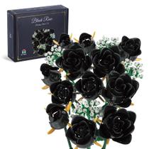 Conjunto de blocos de construção HI-REEKE Flowers Rose Bouquet 660 unidades