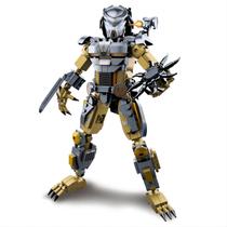 Conjunto de blocos de construção HIGH GODO Xenomorph Warrior 556 peças