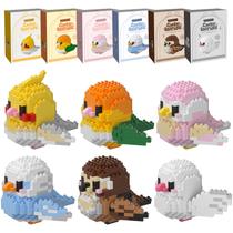 Conjunto de blocos de construção HJPLPXH Parrots Micro Mini Kids 6 caixas