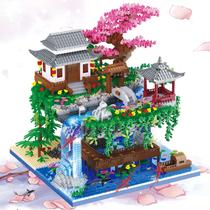Conjunto de blocos de construção HSONLINE Cherry Blossom Bonsai Tree 3320 unidades Conjunto de blocos de construção HSONLINE Cherry Blossom Bonsai Tree 3320 unidades
