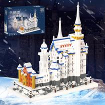 Conjunto de blocos de construção HSONLINE Swan Stone Castle 2800 PCS