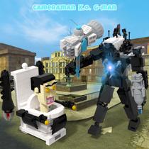 Conjunto de blocos de construção ICEBRICKS Skibidi Toilet com Titan Cameraman Conjunto de blocos de construção ICEBRICKS Skibidi Toilet com Titan Cameraman