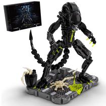 Conjunto de blocos de construção ItshWoee Xenomorph com figura de ação