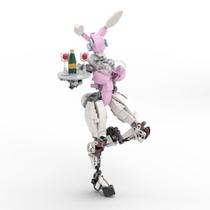 Conjunto de blocos de construção IVVTNHZ Bunny Girl com 468 peças