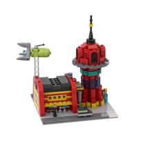 Conjunto de blocos de construção IVVTNHZ Futura Planet Express 389 peças Conjunto de blocos de construção IVVTNHZ Futura Planet Express 389 peças