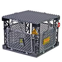 Conjunto de blocos de construção JQARCH Safety Guardrail com gaiola fechada