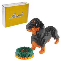 Conjunto de blocos de construção Larcele Micro Dachshund Dog 898 peças Conjunto de blocos de construção Larcele Micro Dachshund Dog 898 peças