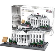 Conjunto de blocos de construção Liberty Imports White House 770 unidades Conjunto de blocos de construção Liberty Imports White House 770 unidades