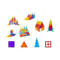 Conjunto De Blocos De Construção Magnéticos 3D Para Crianças, Meninos E Meninas, Presente De Conjunto De Blocos De Construção Magnéticos 3D Para Crianças, Meninos E Meninas, Presente De