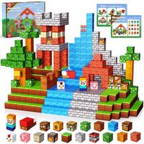 Conjunto de blocos de construção magnéticos Annexfun Grassland 100PCS Conjunto de blocos de construção magnéticos Annexfun Grassland 100PCS
