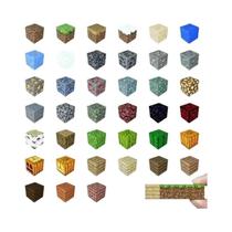 Conjunto De Blocos De Construção Magnéticos DIY Para Crianças 10-300 Peças Mini Mundo Quebra-Cabeça