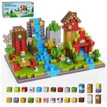 Conjunto de blocos de construção magnéticos Fitrobust com 200 cubos Kids 3+ Conjunto de blocos de construção magnéticos Fitrobust com 200 cubos Kids 3+